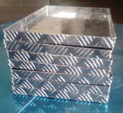 China Aluminum metal box plate, aluminum checkered plate for sale