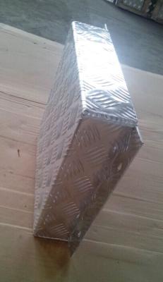 China Aluminum checkered plate box, aluminum anti-slip material tray for sale