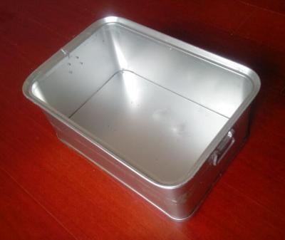 China Aluminum plain sheet seafood storage container, aluminum case, transfer container, aluminum box, pass box for sale