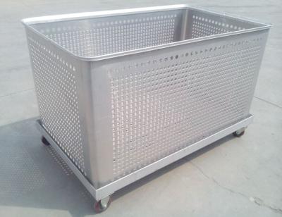 China Big aluminum transfer container, aluminum perforated sheet container, waterproof conainer for sale