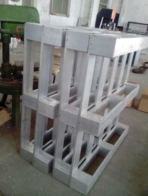 China 2-Way Entry Type and Single Faced Style aluminum pallets for sale