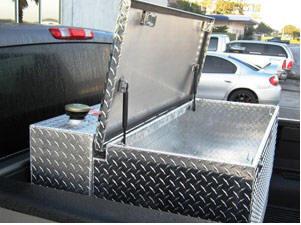 China High quality Diamond aluminum large tool box with drawer for truck body for sale