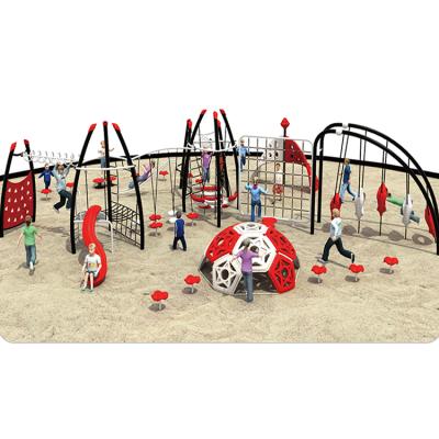 China Plastic outdoor climbing playground cargo kids net and kids net rope climbing playground for sale for sale