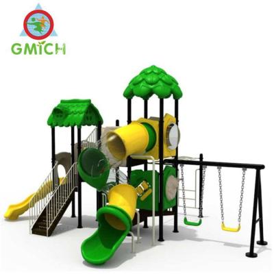 China Plastic Slide Kids Park And Playground Equipment Panda LLDPE CE Certificates for sale