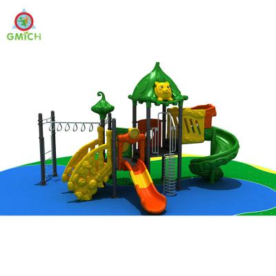 China Durable Outdoor Plastic Kids Playground Garden Customized Color Swing Slide for sale