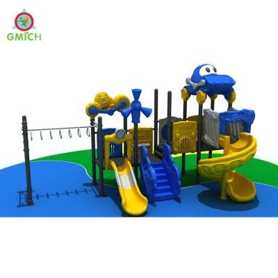 China Eco - Friendly Kids Games Outdoor Playground Equipment Playground Slides for sale