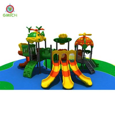 China Eco-Friendly For Sale Customized Color Kids Outdoor Plastic Playground Garden Slides for sale