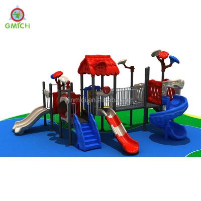 China New Product Kindergarten Kids Amusement Toys Toy Big Slide Equipment Outdoor Playground Portable Wholesale Kids Plastic School Slide Guard for sale