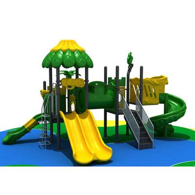 China Plastic Playground Equipment Amusement Park Backyard Playground Slide Equipment for sale