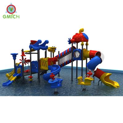 China Commercial Outdoor Plastic LLDPE Water Slides Water Playground Equipment for sale