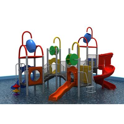 China Amusement Park Water Theme Park Kids Water Slide Plastic Water Play Equipment for sale