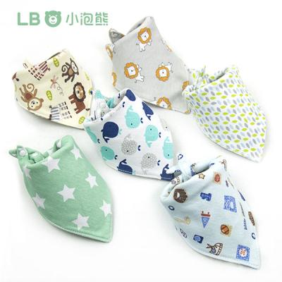 China 2020 Wholesale Hot Selling Washable Ananbaby Amazon Triangle Cotton Baby Bibs for sale