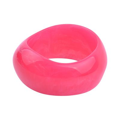 China Factory direct sales resin bangles bangles punk wholesale ladies fashion make hand ornaments bangles jewelry for sale