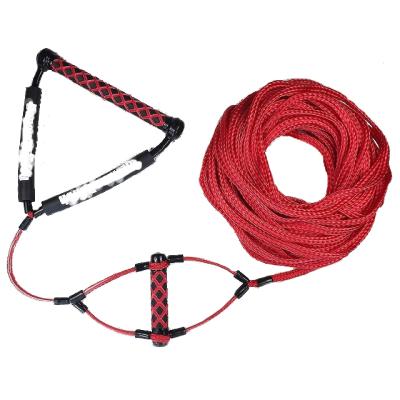 China Watersports Area 5 Section PE Ski Panel Water Watersports Rope with Eva Handle, 75 - Feet for sale