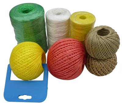 China Greenhouse PP Raffia Babana Twine Hay Twine PP Packing Rope / Plastic Rope Packing Rope for sale