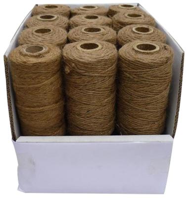 China Natural Jute 2mm/3mm Jute Twine Twisted Rope Garden Twine for sale