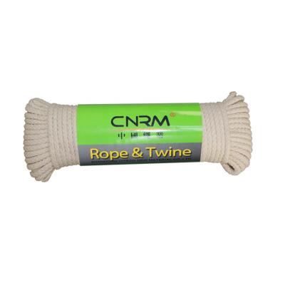 China Universal Tech Rope 1/4 Inch Natural Cotton Rope, White Craft Rope Clothesline, Used For DIY Rope Baskets, for sale