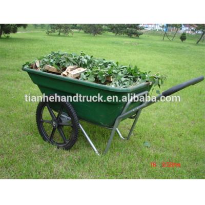 China Plastic garden trolley TC3087 with green tray WB3087 for sale