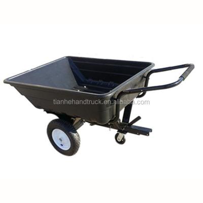 China 200L Tools Garden Cart With Green Large Capacity Plastictray for sale