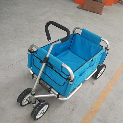 China High Quality Portable Tools Easy Push Folding Fabric Tool Trolley for sale