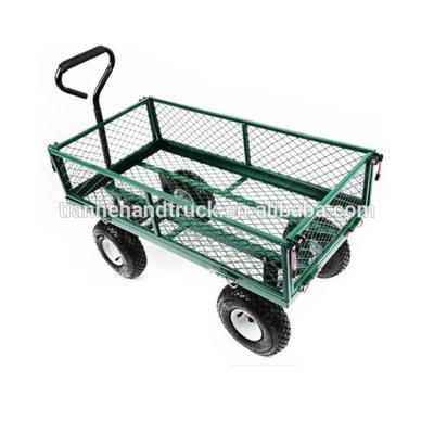 China Hot Yard Sale Mesh Steel Garden Tool Carts TC1840 Cart for sale