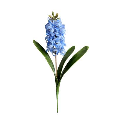 China Wholesale Real Touch Artificial Plastic Hyacinth Flower For Wedding Home Decoration Eco-friendly for sale