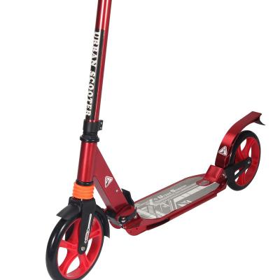 China Youth Quikly Folding Pedal Scooter Cheap Single Wheel Double Scooter Shock Absorption Scoote for sale