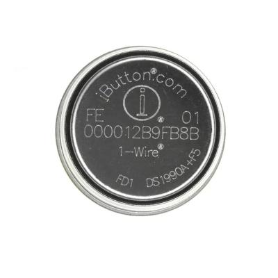 China Waterproof / Waterproof Advanced RFID Card Memory Cards Network 1-Wire Driver DS1990A-F5+ Serial Number iButton for sale