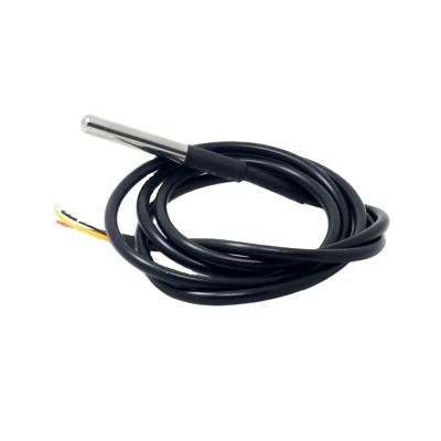 China Wide Range Temperature Line Stainless Waterproof Probe 18B20 6M Temperature Sensor DS18B20 for sale