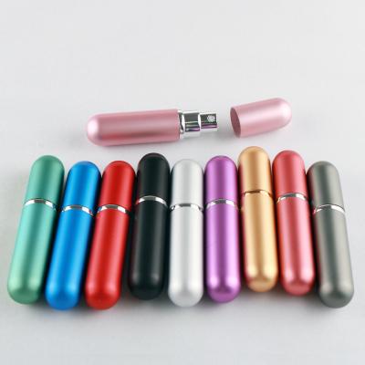 China Personal Care 5ml Aluminum Refillable Perfume Bottle for sale