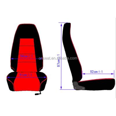 China Fabric PVC Or Fabric With Double Single Adjuster And Slider Electric Auto Seat for sale