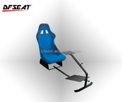 China Cheap steel pipe game racing simulator, with gearshifter support, single racing simulator for sale