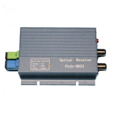 China FIBER TO HOME catv 1310nm/1490nm/1550nm mini fiber optic receiver WDM 2 ports node for sale