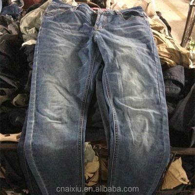 China Ladies For Africa Matched Fashion Ladies Denim Pants Export Second Hand Clothing for sale