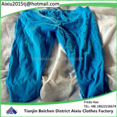 China Factory low price 100% cotton second hand women cotton pants used clothes for sale