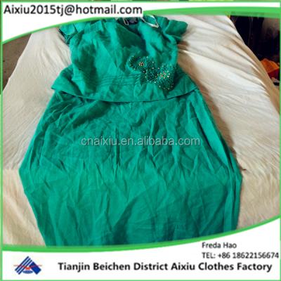 China Wholesale Cotton Women 100% Cotton Dress Plus Size Clothing Used Clothing for sale