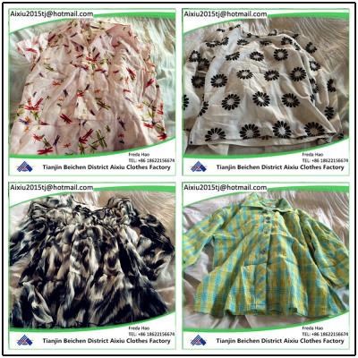 China China Factory Price 100% Cotton Blouse Used Clothing In Bales for sale