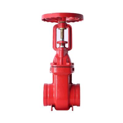 China Resilient General Fire Fighting Equipment Manual Control Type Seat Flanged Gate Valve for sale