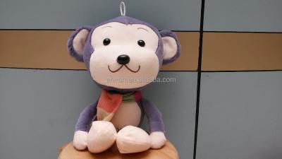 China Small Plush Brown Banana Monkey Plush Stuffed Soft Toys Wholesale for sale