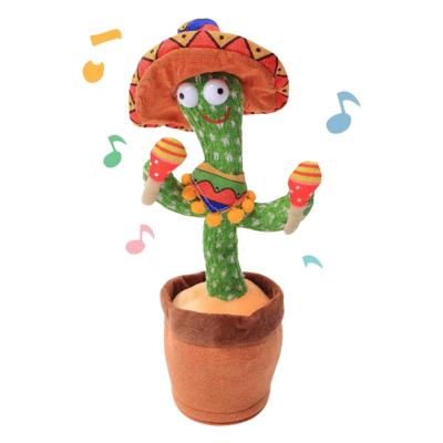 China Sing Dance Speak Dancing Talking Dancing Wholesale Amazon Cactus Funny Hot Selling Singing Dancing Cactus With Lights 120 Songs For Kids for sale