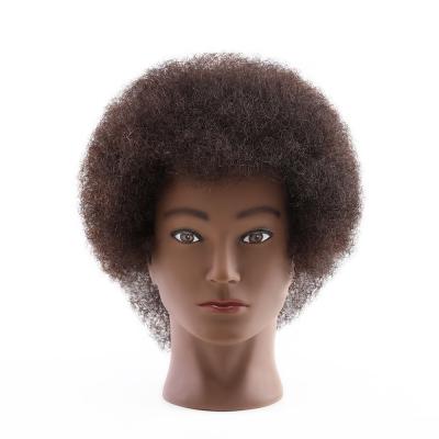 China With Fast Delivery Doll College Wig Real Hair Mannequin Head Afro Mannequin Head With Afro Hair For Hairdessers Training for sale