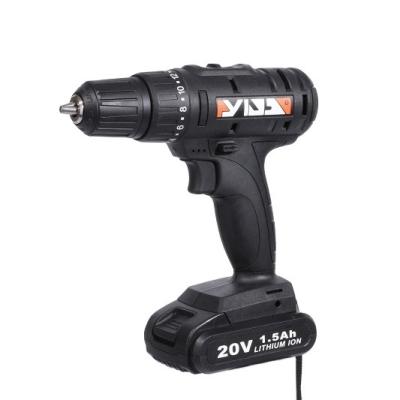 China YIDA Brand Mini Drill Cordless Power Drills YDZ07S-20 Double Speed ​​Lithium Horizontal Thrust Electric Drill 10mm for sale