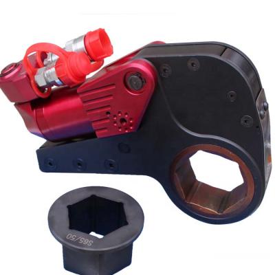 China Strong Resistance Fixture High Tensile Lock Nut Hollow Hydraulic Torque Wrench for sale