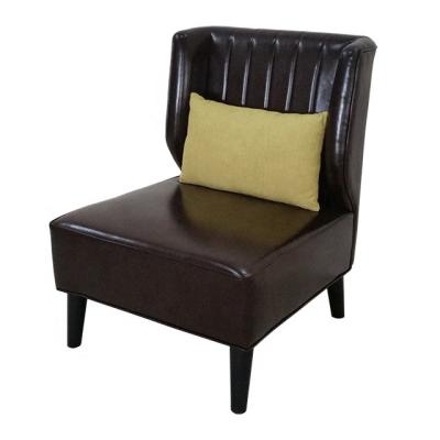 China Wholesale Cheap Simple Sofa Chair For Living Room (Height)Adjustable Five Star Leather Hotel Furniture Dining Chairs for sale