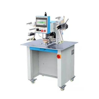 China Industry 220V 1000W High Accuracy Semi-automatic Shoe Insole Label Sticking Machine for sale