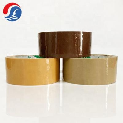 China OPP Waterproof Adhesive Stick Box Moving Tan Color Strong Packing Tape for sale