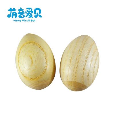 China Best Wholesale Kids Educational Musical Instrument Wooden Egg Shaker Mini Wooden Egg Shaker for sale