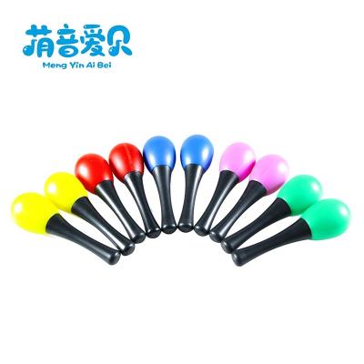 China Wholesale plastic musical toy maracas small musical instrument with good quality for sale