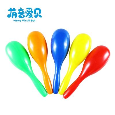 China Custom Colored Baby Plastic Maracas Eco - Friendly Toys for sale