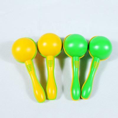 China Plastic Educational Toy Maracas Instrument Musical For Kids Colorful Maracas for sale